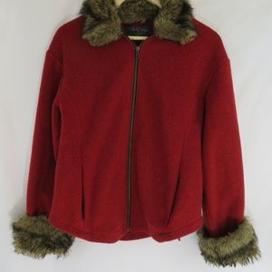 Tasha Polizzi for Cabela’s Red fur Small Jacket